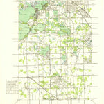 United States Geological Survey Pontiac South, MI (1936, 31680-Scale) digital map