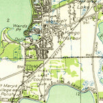 United States Geological Survey Pontiac South, MI (1936, 31680-Scale) digital map