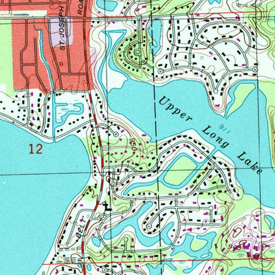 United States Geological Survey Pontiac South, MI (1997, 24000-Scale) digital map