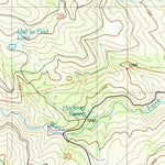 United States Geological Survey Pony Buck Peak, CA (1981, 25000-Scale) digital map