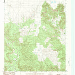 United States Geological Survey Pony Flats, TX (1984, 24000-Scale) digital map