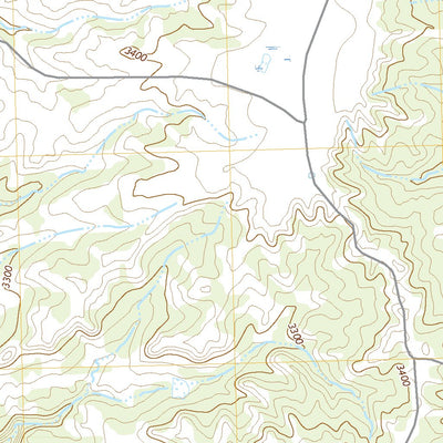 United States Geological Survey Pony Flats, TX (2022, 24000-Scale) digital map