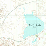 United States Geological Survey Pony Lake, NE (1982, 24000-Scale) digital map