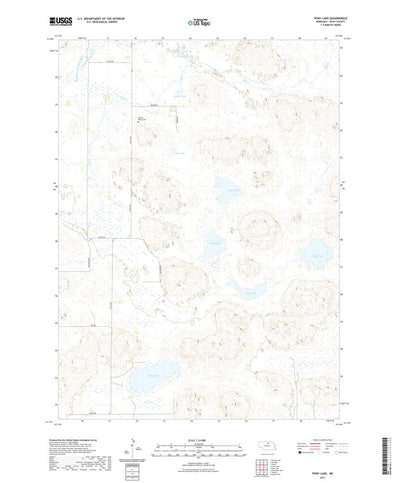 United States Geological Survey Pony Lake, NE (2021, 24000-Scale) digital map