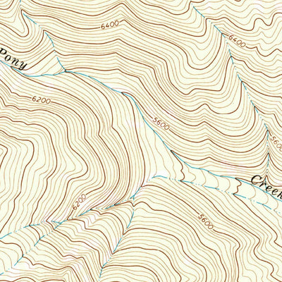 United States Geological Survey Pony Meadows, ID (1969, 24000-Scale) digital map