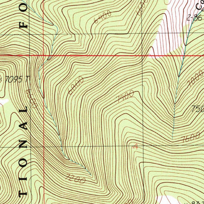 United States Geological Survey Pony, MT (1988, 24000-Scale) digital map