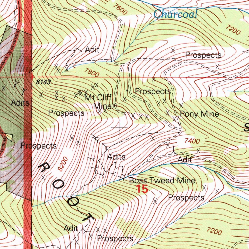 Pony, MT (1996, 24000-Scale) Map by United States Geological Survey ...