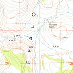 United States Geological Survey Poodle Mountain, NV (1981, 24000-Scale) digital map