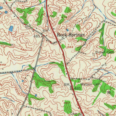 United States Geological Survey Poole, KY (1949, 24000-Scale) digital map