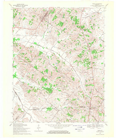 United States Geological Survey Poole, KY (1969, 24000-Scale) digital map