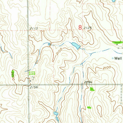 United States Geological Survey Poole NE, NE (1962, 24000-Scale) digital map