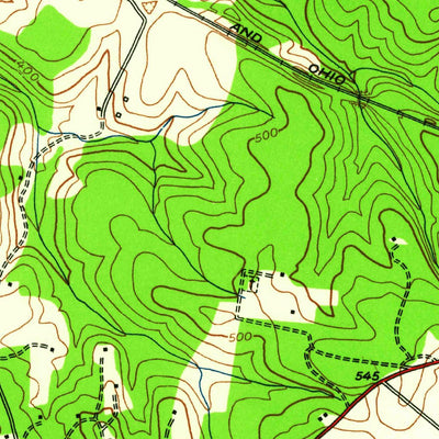 United States Geological Survey Poolesville, MD-VA (1952, 24000-Scale) digital map