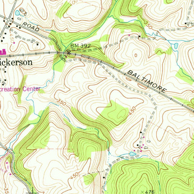 United States Geological Survey Poolesville, MD-VA (1970, 24000-Scale) digital map