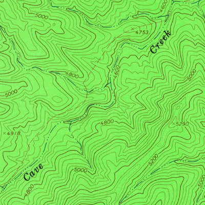United States Geological Survey Popcorn Canyon, AZ (1966, 24000-Scale) digital map