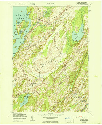 United States Geological Survey Pope Mills, NY (1951, 24000-Scale) digital map