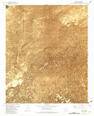 United States Geological Survey Pope, NM (1981, 24000-Scale) digital map