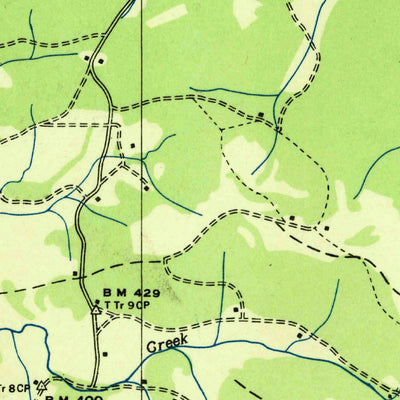 United States Geological Survey Pope, TN (1936, 24000-Scale) digital map