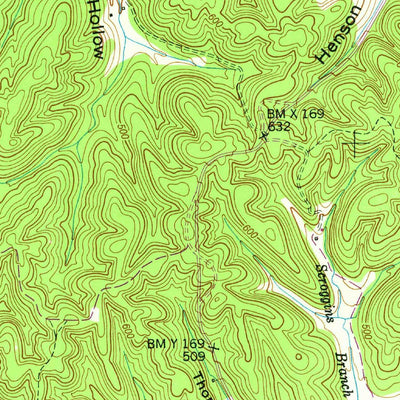 United States Geological Survey Pope, TN (1949, 24000-Scale) digital map