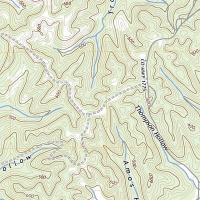 United States Geological Survey Pope, TN (2022, 24000-Scale) digital map