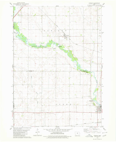 United States Geological Survey Popejoy, IA (1979, 24000-Scale) digital map