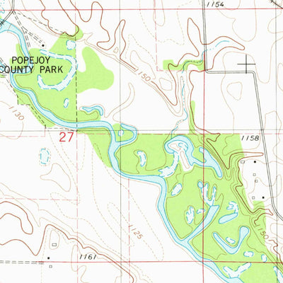 United States Geological Survey Popejoy, IA (1979, 24000-Scale) digital map
