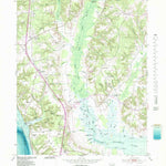 United States Geological Survey Popes Creek, MD (1953, 24000-Scale) digital map