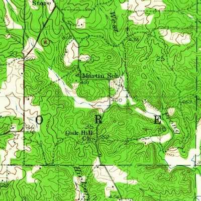 United States Geological Survey Poplar Bluff, MO (1949, 62500-Scale) digital map