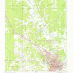 United States Geological Survey Poplar Bluff, MO (1966, 24000-Scale) digital map