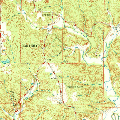 United States Geological Survey Poplar Bluff, MO (1968, 62500-Scale) digital map