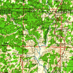 United States Geological Survey Poplar Bluff, MO-AR (1960, 250000-Scale) digital map