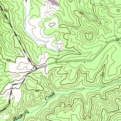 United States Geological Survey Poplar Creek, TN (1949, 24000-Scale) digital map