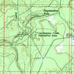 United States Geological Survey Poplar Lake, MI (1985, 24000-Scale) digital map