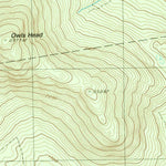 United States Geological Survey Poplar Mountain, ME (1989, 24000-Scale) digital map