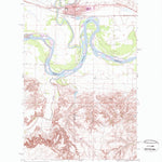 United States Geological Survey Poplar, MT (1972, 24000-Scale) digital map
