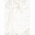 United States Geological Survey Poplar NE, MT (1972, 24000-Scale) digital map