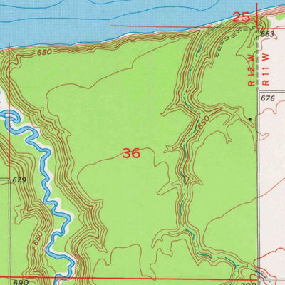 United States Geological Survey Poplar NE, WI (1954, 24000-Scale) digital map