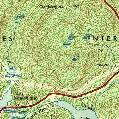 United States Geological Survey Popolopen Lake, NY (1946, 24000-Scale) digital map
