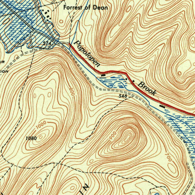United States Geological Survey Popolopen Lake, NY (1947, 24000-Scale) digital map