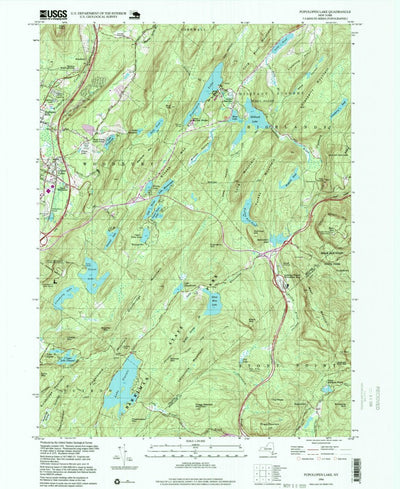 United States Geological Survey Popolopen Lake, NY (1994, 24000-Scale) digital map