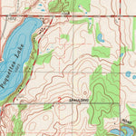 United States Geological Survey Poquettes Lake, WI (1982, 24000-Scale) digital map