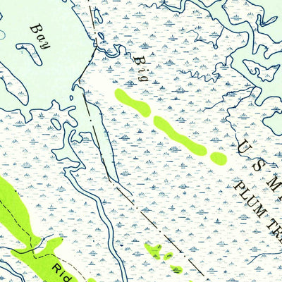 United States Geological Survey Poquoson East, VA (1955, 24000-Scale) digital map