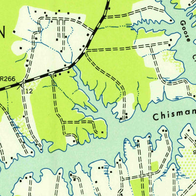 United States Geological Survey Poquoson West, VA (1944, 24000-Scale) digital map