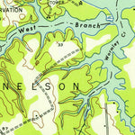 United States Geological Survey Poquoson West, VA (1944, 24000-Scale) digital map