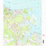 United States Geological Survey Poquoson West, VA (1965, 24000-Scale) digital map