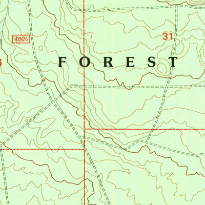 United States Geological Survey Porcupine Butte, CA (1993, 24000-Scale) digital map