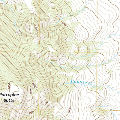 United States Geological Survey Porcupine Butte, MT (2020, 24000-Scale) digital map