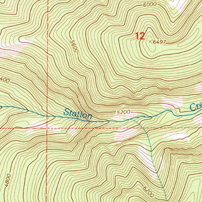 United States Geological Survey Porcupine Creek, MT (1994, 24000-Scale) digital map