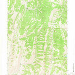 United States Geological Survey Porcupine Creek, WY (1967, 24000-Scale) digital map