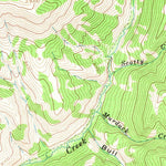 United States Geological Survey Porcupine Creek, WY (1967, 24000-Scale) digital map