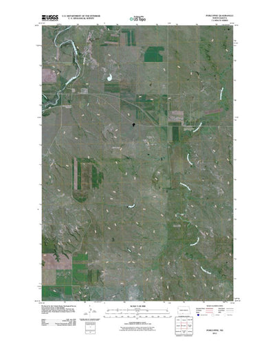United States Geological Survey Porcupine, ND (2011, 24000-Scale) digital map